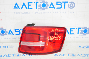 Ліхтар зовнішній крило правий VW Jetta 15-18 USA галоген, світлий