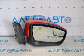 Зеркало боковое правое Ford Focus mk3 15-18 рест 7 пинов, поворотник, красное