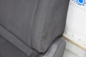 Водительское сидение VW Jetta 11-18 USA без airbag, механич, тряпка черн, протерто, под химчистку