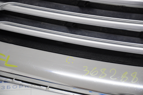 Решетка радиатора grill левая Lincoln MKX 16- хром, тычка на хроме