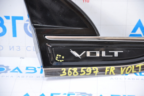 Молдинг эмблема крыла правый Chevrolet Volt 11-15 сломана направыйляющая, тычка