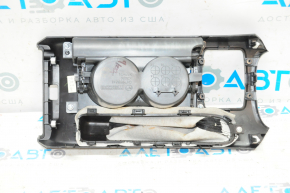 Накладка центральной консоли с подстаканниками Mazda 6 13-15 без кармана