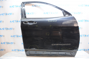 Дверь голая передняя правая Jeep Cherokee KL 14- черный PXR, вмятины