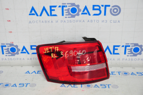 Ліхтар зовнішній крило лівий VW Jetta 15-18 USA галоген, світлий