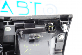 Накладка центральної консолі з підсклянниками Nissan Murano z52 15-18 дорест сіра, зламаний механізм кишені
