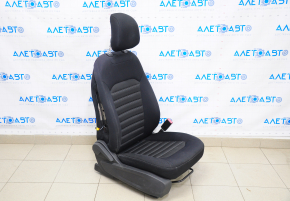 Пассажирское сидение Ford Fusion mk5 13-16 без airbag, механическое, тряпка, черное