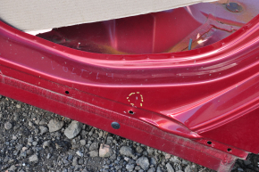 Чверть крило задня ліва Chevrolet Volt 11-15 червоний, вм'ятина, з центр стійкою