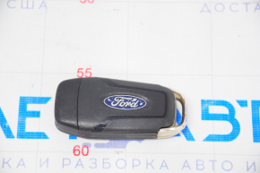 Ключ Ford Fusion mk5 13-16 4 кнопки, раскладной, потертый