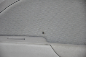Обшивка двери карточка задняя правая Hyundai Elantra AD 17-20 тряпка сер, прожжена