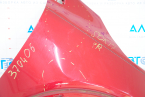 Крыло переднее правое Kia Sorento 16-20 красный TR3, примято