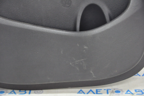 Обшивка дверей картка зад лев Hyundai Elantra AD 17-20 ганчірка сер, подряпини
