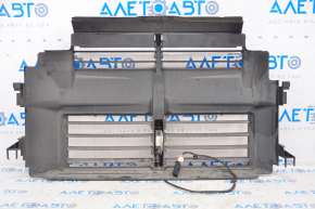 Жалюзи дефлектор радиатора в сборе Ford Focus mk3 15-18 2.0 рест с моторчиком, сломаны крепления