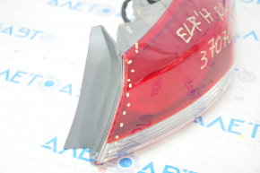 Фонарь внешний крыло правый Hyundai Elantra AD 17-18 дорест, галоген, трещина, надломы на стекле