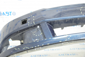 Бампер передний голый Dodge Journey 11- SE, синий, прижат, трещины
