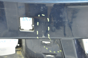 Бампер передній голий Dodge Journey 11-SE, синій, притиснутий, тріщини