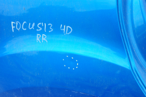 Чверть крило ззаду права Ford Focus mk3 11-18 4d синій, з центр стійкою, вм'ятини