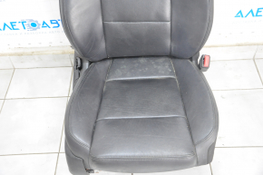 Пасажирське сидіння Cadillac CTS 14- з airbag, електро, шкіра чорний, надлом емблеми