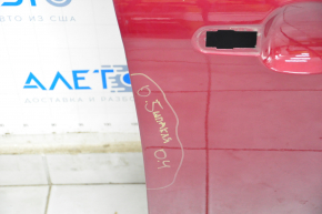 Дверь голая передняя правая Ford Focus mk3 11-18 красный RR, шпаклеванная