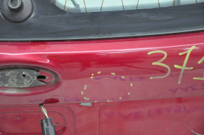 Двері багажника голі зі склом Ford Focus mk3 15-18 рест 5d, червоний RR, шпакльовані, прим'ята