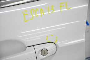 Дверь в сборе передняя левая Ford Escape MK3 13- белый YZ, тычки, без уплотнителя двери
