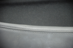 Обшивка дверей картка перед прав Subaru Legacy 15-19 черн з чорною вставкою ганчірка, підлокітник шкіра, сер молдинг структура, надрив