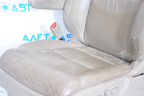 Водительское сидение Honda CRV 12-14 с airbag, электро, кожа серая, под химчистку