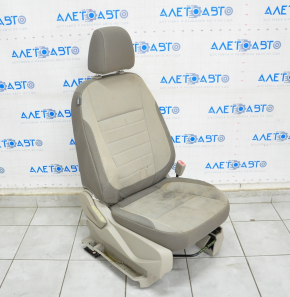 Пасажирське сидіння Ford Escape MK3 13-19 без airbag, механіч, ганчірка беж, під хімч