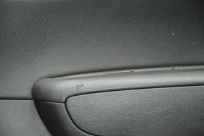 Обшивка дверей картка перед правою Kia Optima 16- чорний з чорною вставкою шкіра, підлокітник шкіра, надриви, подряпини