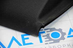 Обшивка дверей картка зад прав Kia Optima 11-15 сіра з сірою вставкою ганчірка, підлокітник шкіра, надриви