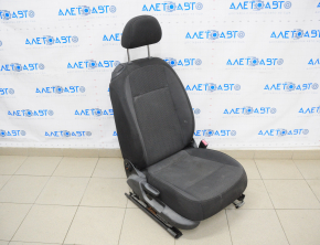 Пасажирське сидіння VW Beetle 12- без airbag, механічне, ганчірка чорне з сірою вставкою, відсутня ручка, під чищення