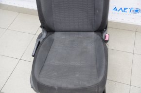 Пассажирское сидение VW Beetle 12-19 без airbag, механическое, тряпка черное с серой вставкой, отсутствует ручка, под чистку