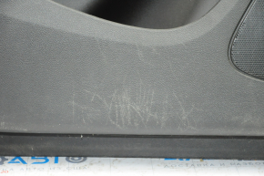 Обшивка дверей картка перед лев Chevrolet Volt 11-15 черн із золотистою вставкою, підлокітник шкіра, подряпини