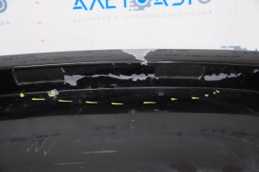 Бампер задний голый VW Beetle 12-19 черный, сломано крепление, примят, затерт