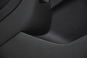 Обшивка двери карточка задняя левая Ford Focus mk3 11-18 черная, царапины