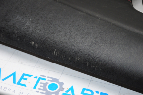 Обшивка двери карточка передняя правая GMC Terrain 12-17 черн с черн вставкой кожа, подлокотник кожа, красная строчка, Pioneer, царапины