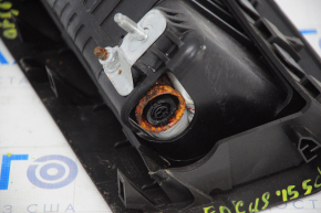 Подушка безпеки airbag колінна водійська лев Ford Focus mk3 11-18 чорна, іржавий піропатрон