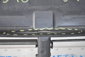 Жалюзи дефлектор радиатора в сборе Ford Focus mk3 15-18 2.0 рест, надломы, отсутствует часть