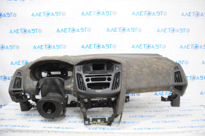 Торпедо передня панель без AIRBAG Ford Focus mk3 15-18 рест, зламана планка бардачка, під хімчистку