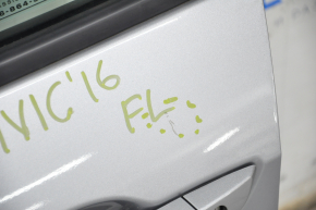 Дверь в сборе передняя левая Honda Civic X FC 16-21 4d серебро NH830M, keyless, тычка