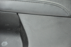 Обшивка дверей картка зад прав Dodge Journey 11- чорний з чорною вставкою шкіра, підлокітник шкіра, чорний рядок, подряпини