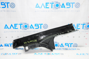Накладка порога задняя правая внутренняя Nissan Altima 13-18 черн, слом креп