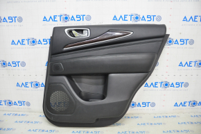 Обшивка двери карточка задняя правая Infiniti JX35 QX60 13- черн, царапины