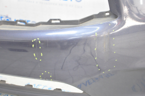 Бампер передний голый Infiniti JX35 QX60 13-15 дорест, под парктроник, графит, крашен, примят, слом креп