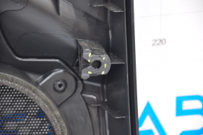 Обшивка дверей картка перед прав VW Passat b7 12-15 USA чорний, тріщини в кріп