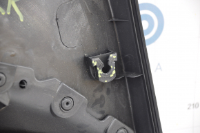 Обшивка двери карточка задняя правая VW Passat b7 12-15 USA черная, царапина, трещины в креп