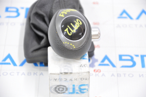 Ручка КПП Kia Optima 11-13 дорест чорна гума, потерта накладка
