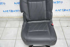 Заднє сидіння прав Infiniti JX35 QX60 13- підігрів, шкіра чорна