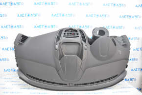 Торпедо передняя панель с AIRBAG Ford Escape MK3 17-19 рест, черн, надрыв, под чистку