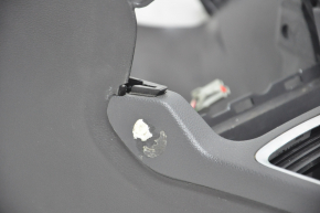 Консоль центральная подлокотник и подстаканники Ford Escape MK3 17- черн, царапины, под чистку
