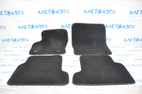 Комплект килимків салону Ford Escape MK3 13-19 ганчірка чорний, не оріг.
